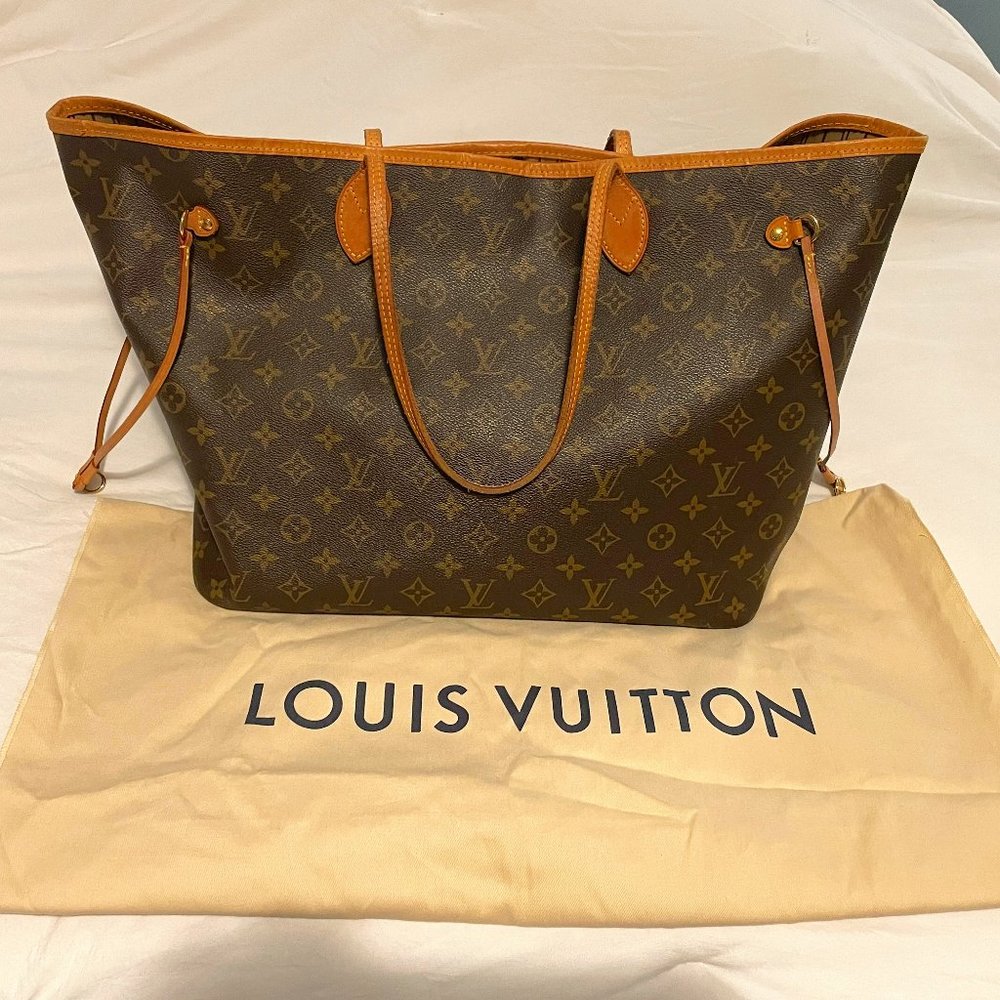 Louis Vuitton Neverfull GM Monogram & Wristlet